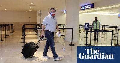 Ted Cruz - Bill - Colin Allred - Action - Ted Cruz, US senator mocked for flight to Cancún, seeks airport police escorts - theguardian.com - Usa - state Texas - Mexico - city Houston