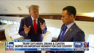 Trump - Barack Obama - Brian Kilmeade - Bailee Hill - Fox - Jonathan Diller - Nypd - Trump sends message to Biden, Obama for missing NYPD officer's wake: Have to go 'whether they like it or not' - foxnews.com - New York - city Manhattan