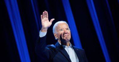 Biden Jokes About Boeing With Stephen Colbert At Campaign Reception