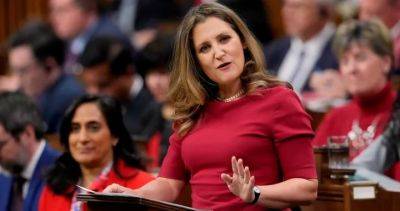 Chrystia Freeland - Aaron DAndrea - Can - Ottawa to table 2024 budget on April 16. What can you expect? - globalnews.ca - Canada - city Ottawa