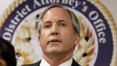 Donald Trump - Ken Paxton - Dade Phelan - Texas attorney general who survived impeachment targets House Republicans who sought his ouster - apnews.com - Usa - state Texas - county Lee - Austin, state Texas - Jackson, county Lee