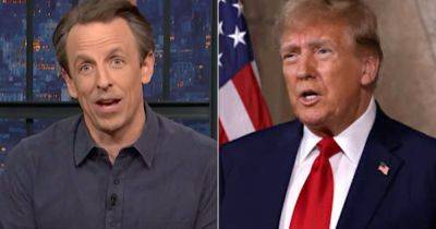 Seth Meyers Fact-Checks Trump On God's Role In California Voting