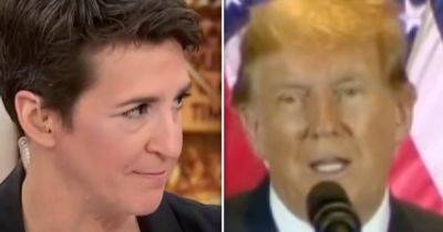Donald Trump - Rachel Maddow - Lee Moran - Stephanie Ruhle - Rachel Maddow Cuts Into Donald Trump's Super Tuesday Speech Lies With 2 Scathing Words - huffpost.com