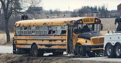 Isaac Callan - Should school buses have seatbelts? Rollover crash in Ontario prompts new questions - globalnews.ca - Canada - county Ontario - county Oxford - Ontario