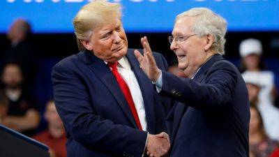 Senate Republican Leader Mitch McConnell endorses Trump for president
