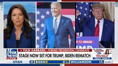 Trump - Bailee Hill - Harris - Fox - Biden, Harris have a 'big problem' on their hands with Trump rematch, warns Tulsi Gabbard - foxnews.com - Usa - state Hawaii