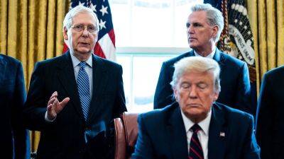 Mitch McConnell endorses Donald Trump for president after years of frosty ties