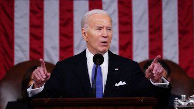 Donald Trump - Vladimir Putin - Lexie Schapitl - Kate Cox - Union Address - Key moments from Biden's 2024 State of the Union address you may have missed - npr.org - Ukraine - state Texas - Russia - state Alabama