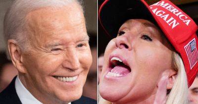 Joe Biden's Eye-Popping Reaction To Marjorie Taylor Greene Has To Be Seen