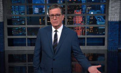 Stephen Colbert pours cold water on George Santos’ plan to return to Congress