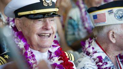 Kari Lake - Lou Conter, last survivor of USS Arizona from Pearl Harbor attack, dies at 102 - apnews.com - Usa - state California - state Arizona - Japan - county Valley - city Honolulu