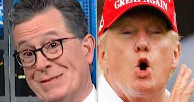 Donald Trump - Stephen Colbert - Ed Mazza - Stephen Colbert Spots Trump's Most Baffling Legal Claim Yet - huffpost.com - New York