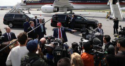 Donald J.Trump - Michael Gold - Trump Again Insults Jews Who Support Biden - nytimes.com - Usa - Israel - city Atlanta