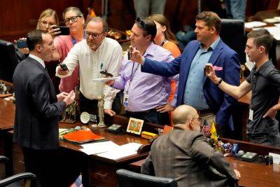 Arizona House descends into shouting match as Republicans block attempts to repeal Civil War-era abortion ban