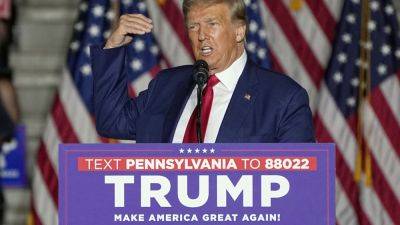 Joe Biden - Donald Trump - JOSH BOAK - Trump to host rally on Biden’s home turf in northeast Pennsylvania, the last before his trial begins - apnews.com - state Pennsylvania - Washington - county Hall - city Scranton - county Bucks