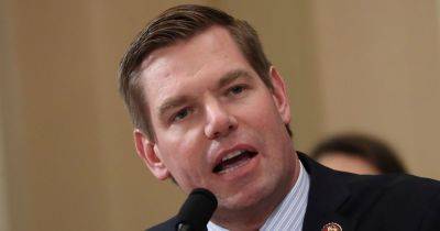 Donald Trump - Mike Johnson - Eric Swalwell - Ben Blanchet - 'Too Rich': Eric Swalwell Clowns Mike Johnson, Trump Over 'Election Integrity' Talk - huffpost.com - county Anderson - county Cooper