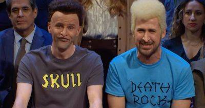 Ryan Gosling, 'SNL' Cast Barely Keep It Together In 'Beavis And Butt-Head' Sketch
