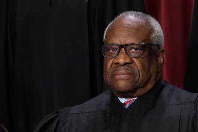 Clarence Thomas - Ariana Baio - Justice Brett Kavanaugh - Justice Ruth Bader - Justice Thomas - Clarence Thomas inexplicably absent from Supreme Court - independent.co.uk