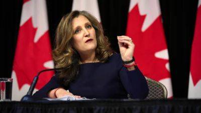 Chrystia Freeland - Justin Trudeau - In New - Liberals pledge $9B in new money for Indigenous communities in 2024 budget - cbc.ca - city Liberal