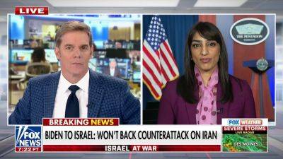 Benjamin Netanyahu - Sabrina Singh - Hannah Grossman - Fox - Pentagon spox on whether US will help Israeli attack on Iran: 'That’s a question for Israel' - foxnews.com - Usa - Israel - Iran - Palestine