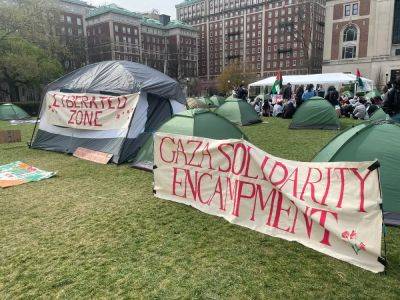Richard Hall - Ilhan Omar - Ilhan Omar’s daughter suspended by Columbia University for Gaza protest - independent.co.uk - Israel - Palestine - city Columbia