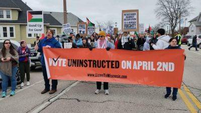 Protest vote over Biden's handling of Gaza lands in Wisconsin