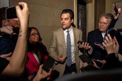 Ethics panel investigating whether Matt Gaetz got high at Florida party after he’d become a member of Congress