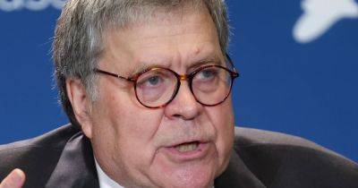Bill Barr Says He'll Back 2024 GOP Ticket, Claims Biden Is More Dangerous Than Trump