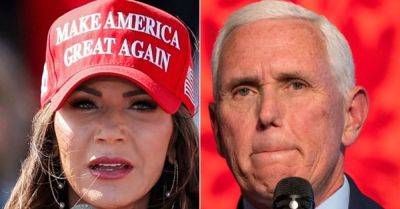 Kristi Noem Rips Mike Pence For Having 'Failed' Trump Since Threat-Filled Jan. 6