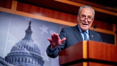 Mike Johnson - Chuck Schumer - Bill - Senate on track to pass $95 billion foreign aid package this week after months of delay - edition.cnn.com - Usa - China - Washington - Ukraine - Israel - New York - Taiwan - Russia