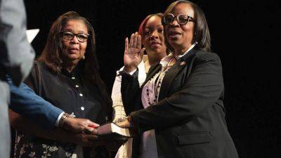 New Fort Wayne, Indiana, mayor is sworn in a month after her predecessor’s death