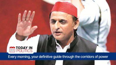 Today in Politics: Amid SP flip-flop, Akhilesh throws his hat in LS poll ring, to file nomination from Kannauj