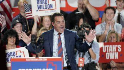 Donald Trump - Mike Lee - HANNAH SCHOENBAUM - Utah Republicans to select nominee for Mitt Romney’s open US Senate seat - apnews.com - Usa - city Salt Lake City - state Utah - city Romney