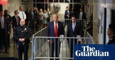 How the Trump trial is playing in Maga world: sublime indifference, collective shrug