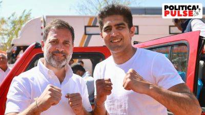 Vijender Singh’s one-two punch: Olympian boxer seen as close to Rahul Gandhi joins BJP