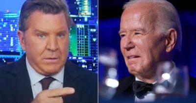 Newsmax Host Loses It Over Joe Biden Eating Salad