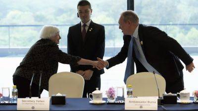 US Treasury Secretary Yellen meets foreign business leaders in China ahead of trade talks