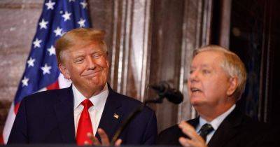 Donald Trump Feuds With GOP Supporter Lindsey Graham Over Abortion