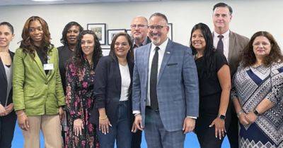 Education Secretary Cardona meets with teachers and borrowers as he touts new student debt relief plan