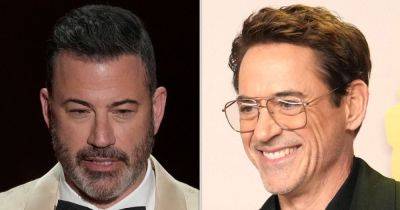 Robert Downey-Junior - Jimmy Kimmel - Josephine Harvey - Robert - Robert Downey Jr. Reveals How He Feels About That Jimmy Kimmel Oscars Joke - huffpost.com