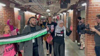 Anti-Israel agitators shut down Senate cafeteria; around 50 arrested