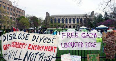 Sebastian Murdock - 2 Universities Have Now Reached Deals With Pro-Palestine Protesters To End Encampments - huffpost.com - Israel - Palestine - state Illinois - state Rhode Island - city Columbia - county Brown