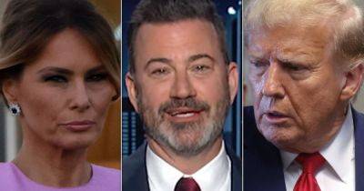 Donald Trump - Melania Trump - Jimmy Kimmel - Stormy Daniels - Ed Mazza - Juan Merchan - Jimmy Kimmel Reveals How Melania Could Troll Trump Right Into Jail - huffpost.com