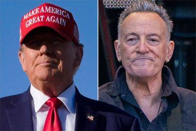 Joe Biden - Donald Trump - Bruce Springsteen - Hannibal Lecter - James Liddell - Trump branded ‘moron’ by Bruce Springsteen fans as he taunts star about crowd size at New Jersey rally - independent.co.uk - state New Jersey - Jersey