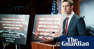 Joe Biden - Tom Cotton - How the right is weaponizing pro-Palestinian campus protests in the US - theguardian.com - Usa - Israel - state Arkansas - Palestine - state Indiana - Vietnam - county Cotton