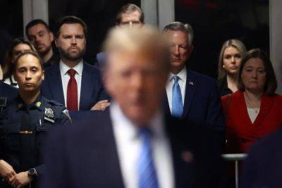 Donald Trump - Tommy Tuberville - Katie Hawkinson - Trump’s hush money trial turns into audition stage for VP - independent.co.uk - Usa - city New York - state Ohio - state Alabama