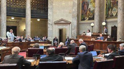 Trump - Tony Evers - Bill - SCOTT BAUER - Action - Wisconsin GOP-led Senate votes to override nine Evers vetoes in mostly symbolic action - apnews.com - Madison, state Wisconsin - state Wisconsin