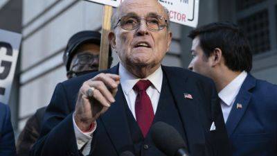 Rudy Giuliani - Giuliani bankruptcy judge frustrated with case, rebuffs attempt to challenge $148 million judgement - apnews.com - state Florida - New York - state Arizona
