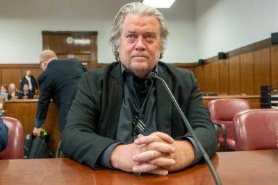 Donald Trump - Steve Bannon - Michelle Del Rey - Prosecutors ask judge to order Steve Bannon to report to prison - independent.co.uk - Usa - area District Of Columbia