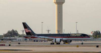 Donald J.Trump - Neil Vigdor - Trump’s Jet Clipped a Parked Plane in Florida - nytimes.com - state Florida - New York - county Palm Beach - state Kentucky - Jersey - city Cincinnati